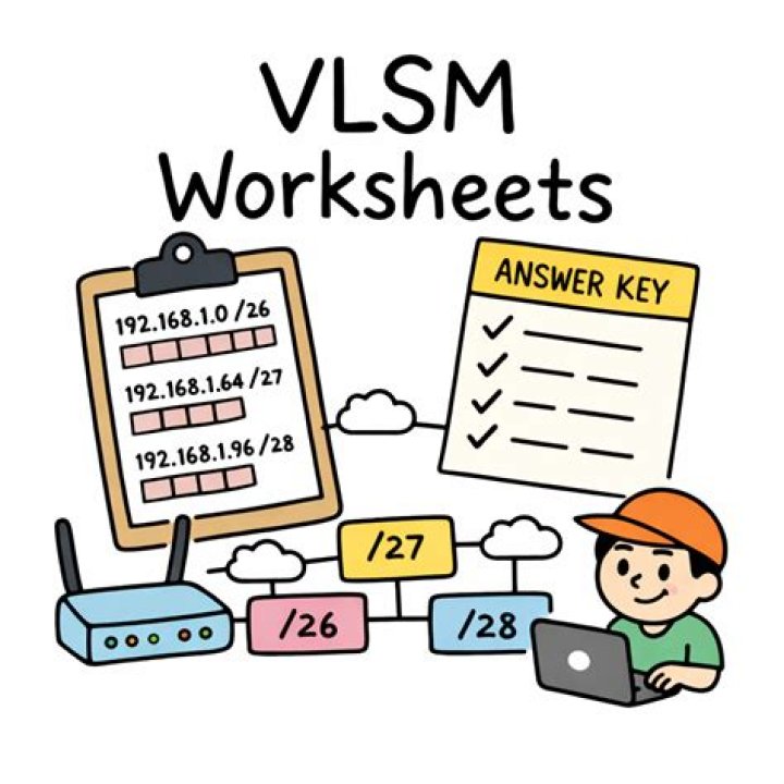 VLSM Practice Worksheets PDF – Master Subnet Masking & CIDR with Free Worksheets