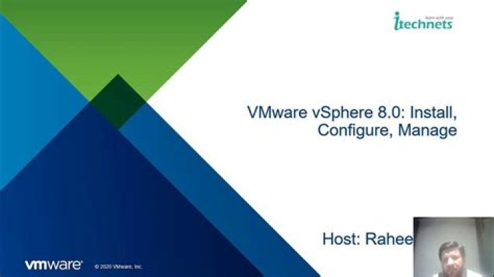 VMware vSphere Install, Configure & Manage v8 PDF Guide