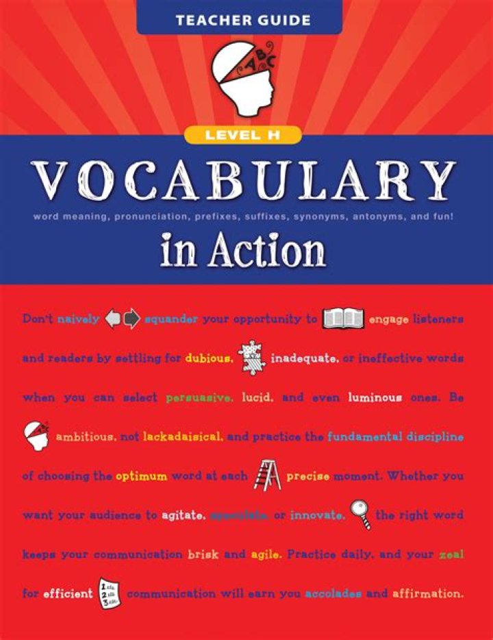 Vocabulary in Action Level H Answer Key PDF – Perfect Practice & Mastery