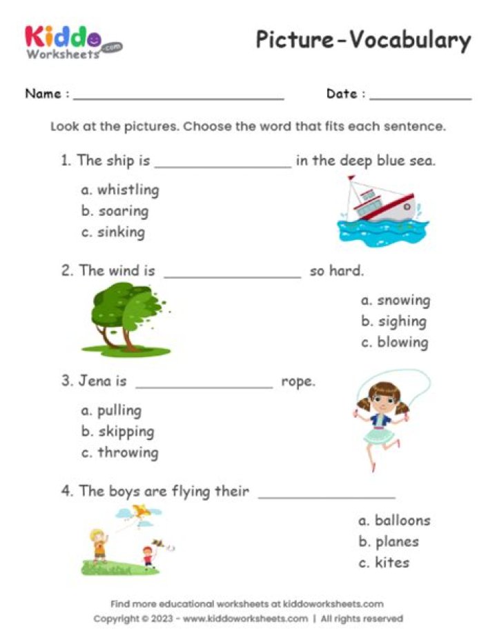 Download Free Vocabulary Worksheets PDF – Instant Printable Exercises