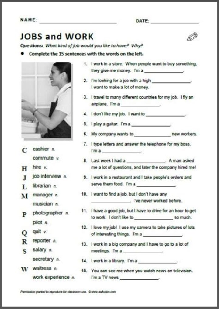 Free Vocational Skills Worksheets PDF for Hands-On Learning