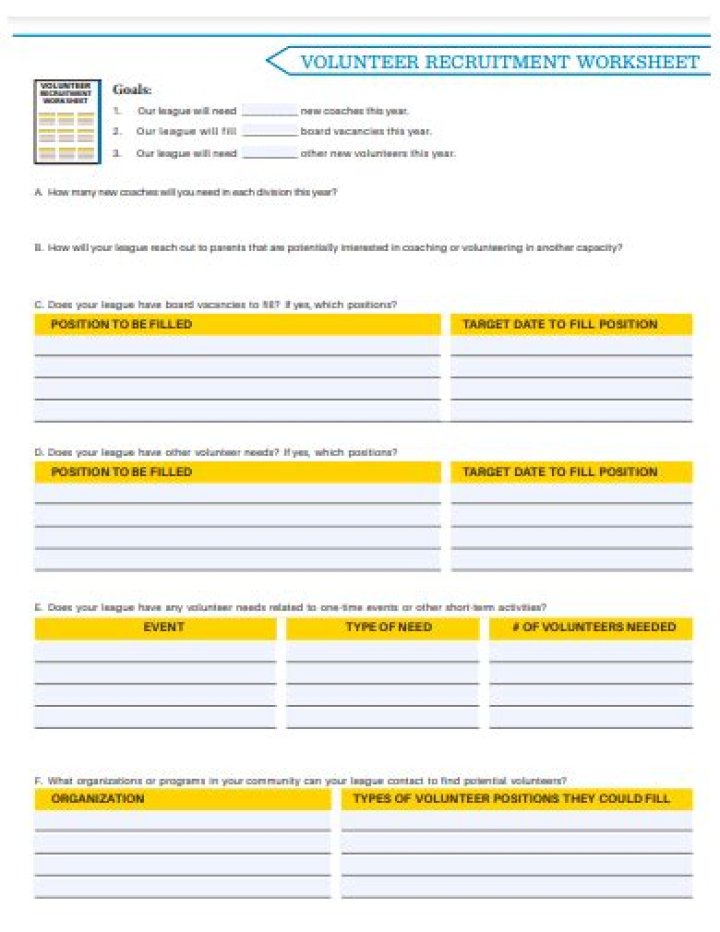 Free Volunteering Worksheets PDF for Impactful Community Service