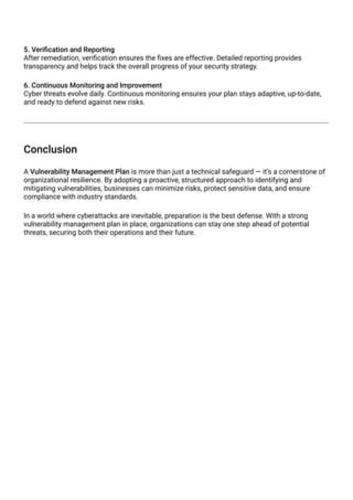 Vulnerability Management Plan PDF: Secure Your Systems with a Proven Strategy