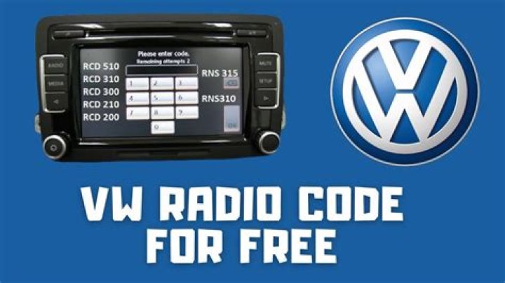 Free VW Radio Code List PDF – Download Now