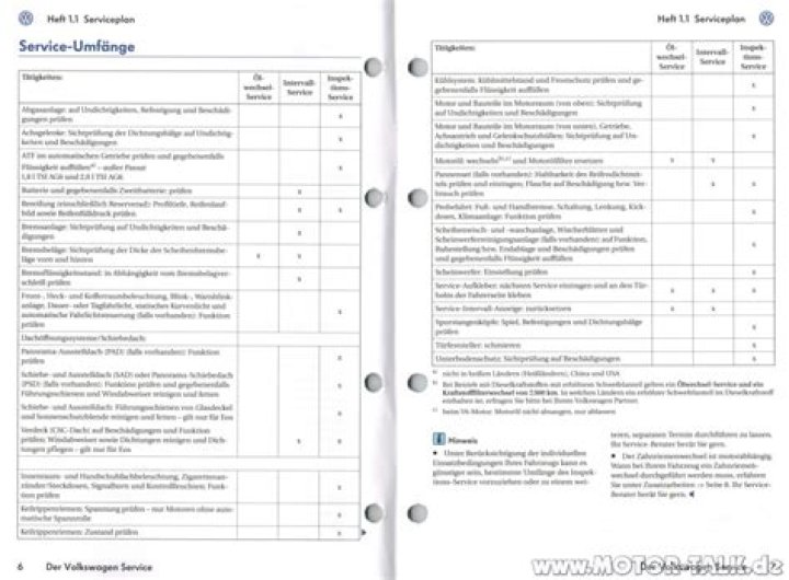 Download Free VW Service Plan PDF for Your Model Year