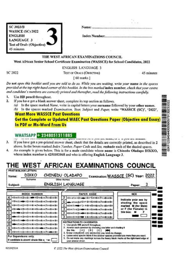 2023 WAEC Past Questions PDF – Download Exam Papers Easily