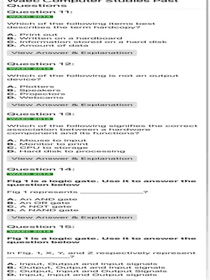 WAEC Past Questions PDF Free Download – Instant Access