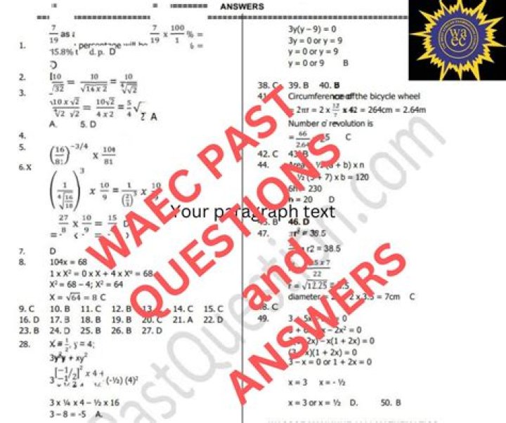 WAEC Physics Past Questions & Answers PDF with Solutions