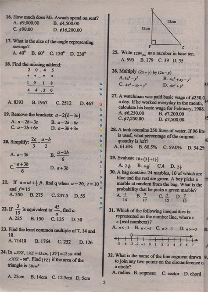 WAEC Physics Practical Past Questions PDF – Free Download