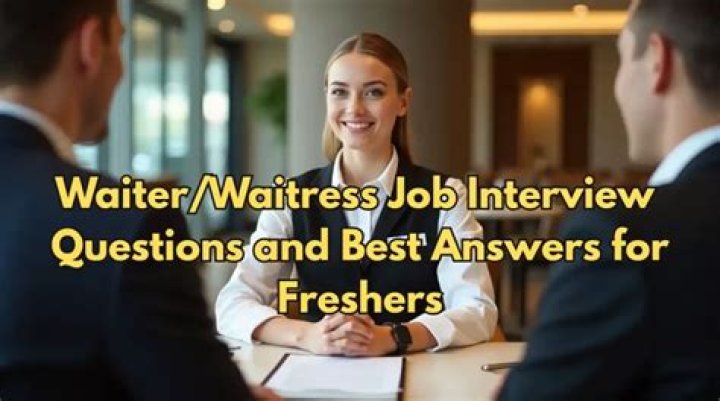 Waiter Job Interview Questions & Answers PDF: Top 50 Tips