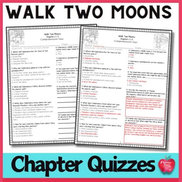 Walk Two Moons Chapter Questions PDF – Study Guide & Discussion