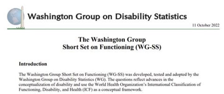 Washington Group Short Set of Questions on Disability PDF: Quick Assessment Guide