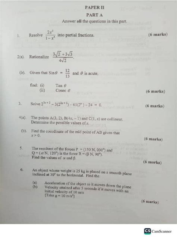 Wassce Elective Maths Past Questions PDF – Perfect Practice & Exam Success