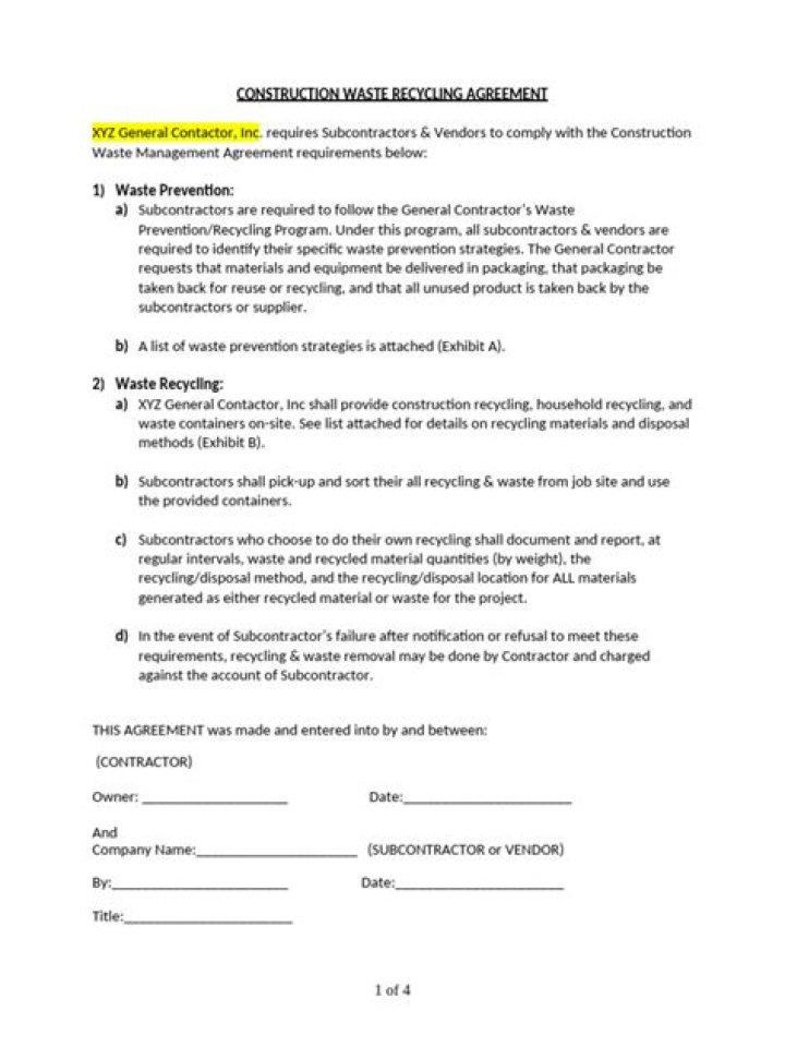 Download Your Waste Management Contract PDF Now