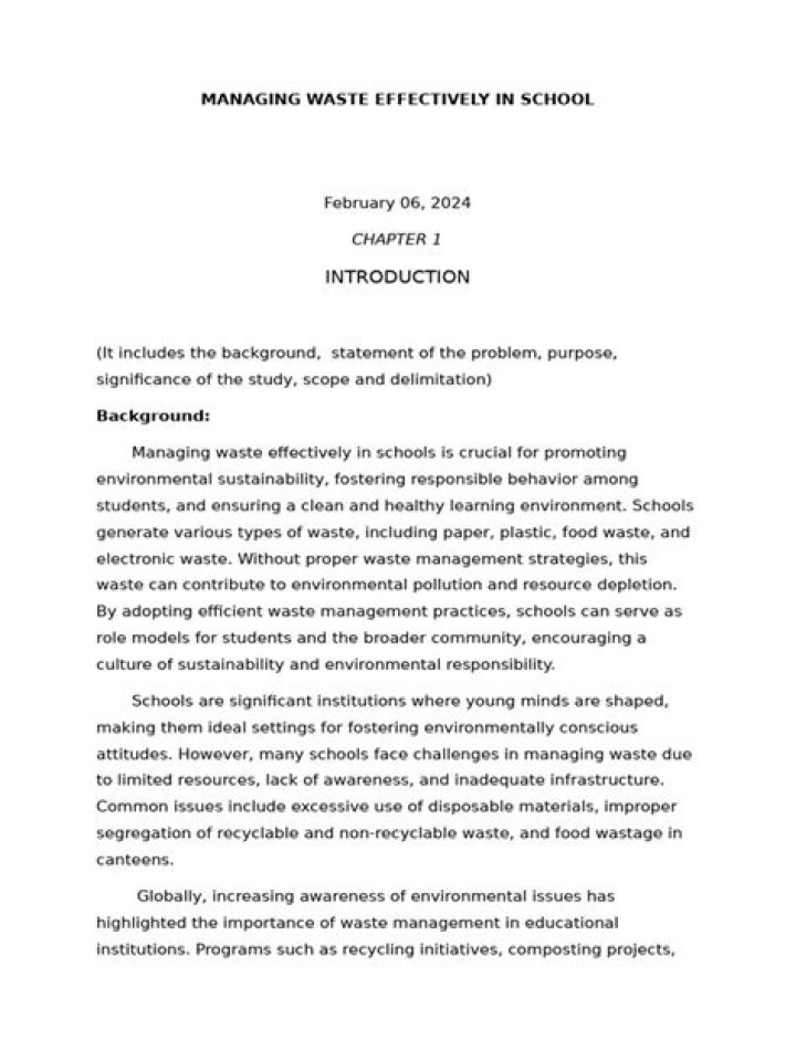 Waste Management in Schools: Essential PDF Guide