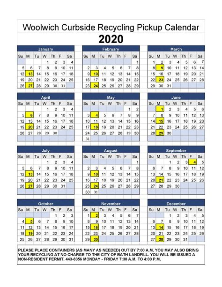 Waste Management Pickup Schedule for 2024 Holidays – Download PDF