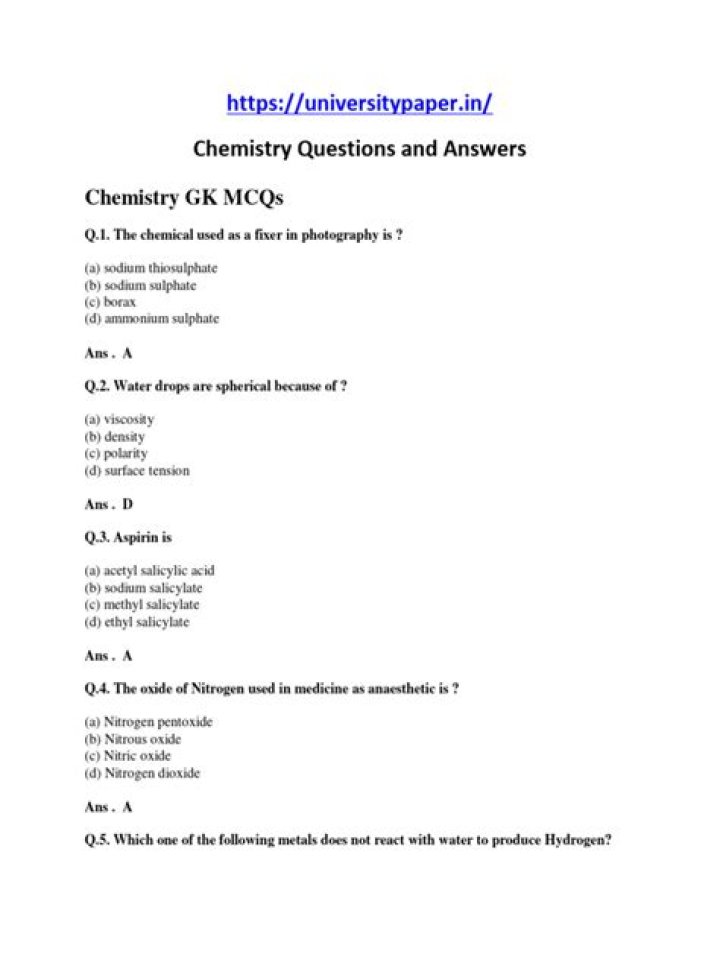 Water Chemistry Questions and Answers PDF: Expert Guide