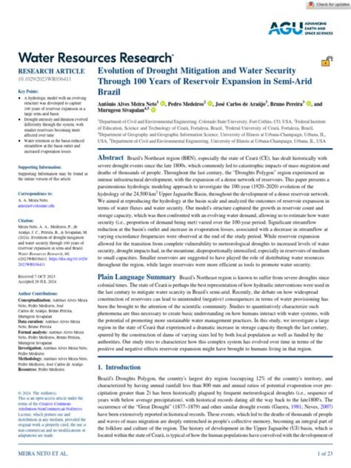 Water Management Research Paper PDF: Advancing Sustainable Water Solutions