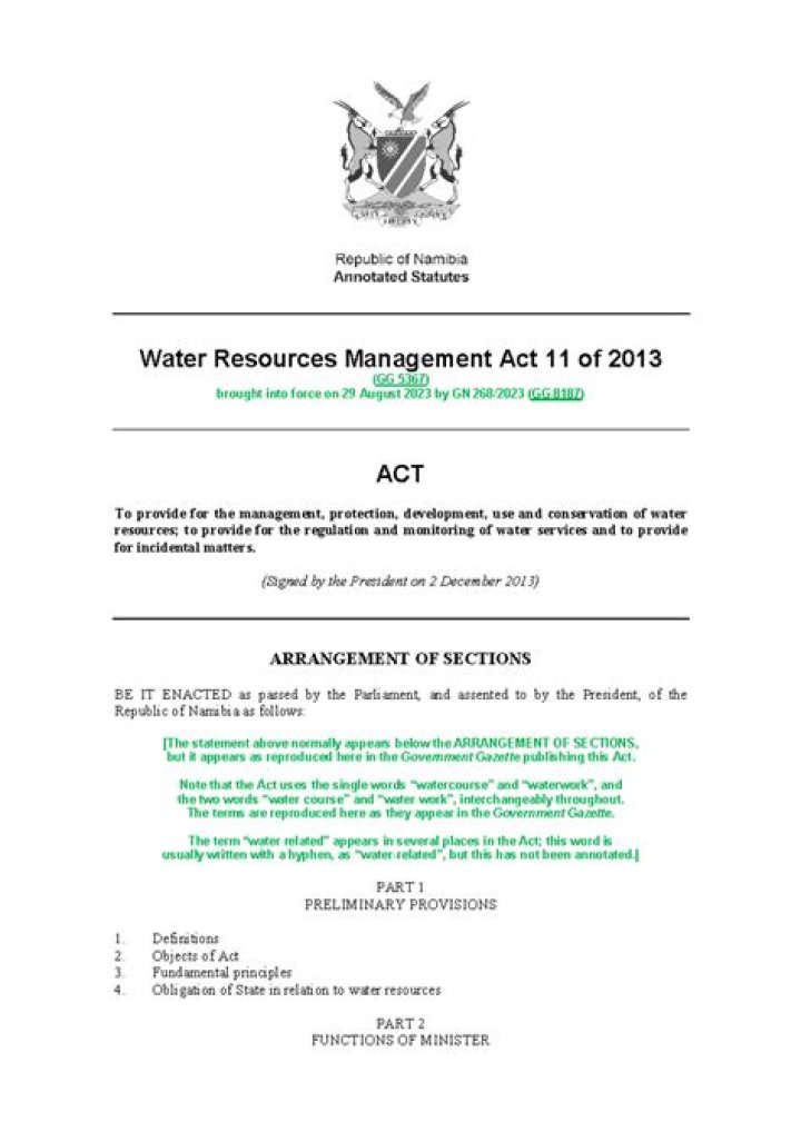 Water Resources Management Act 2009 Tanzania: Essential PDF Guide