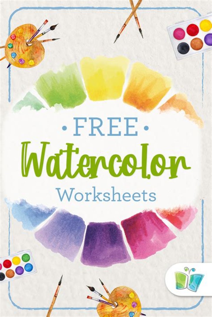Free Watercolor Worksheet PDF for Beginners