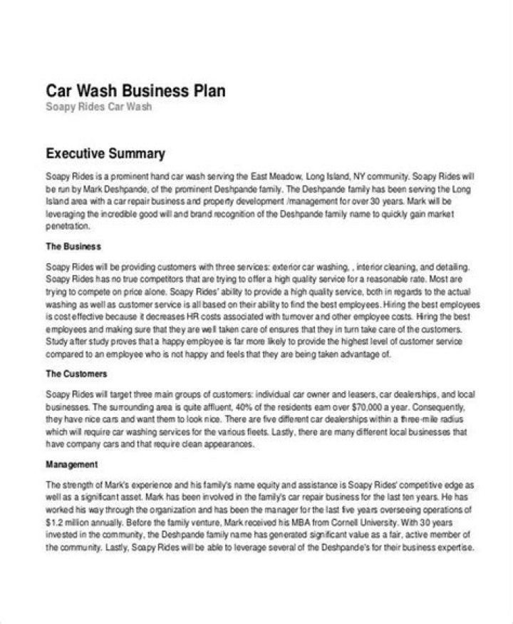 Launch a Waterless Car Wash Business: Complete Business Plan PDF