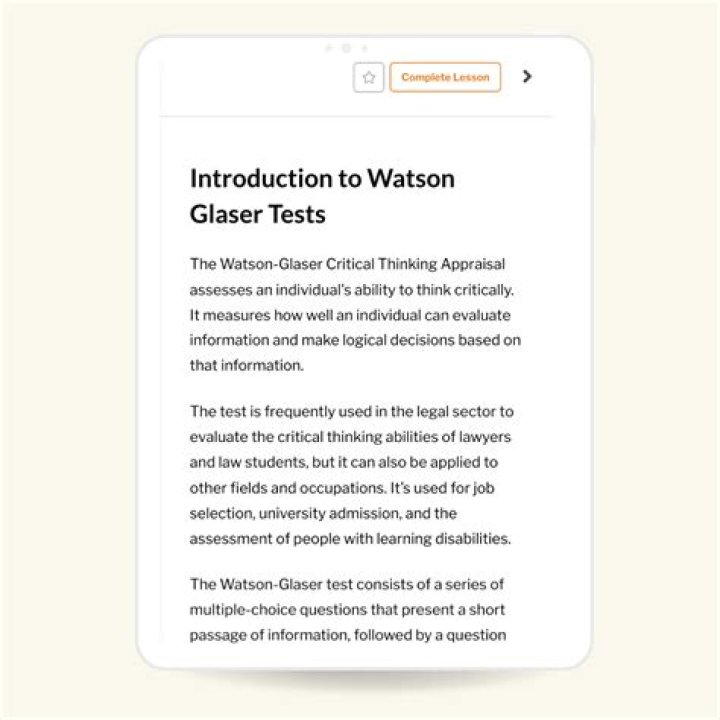 Watson-Glaser Critical Thinking Test PDF with Answers – Crack the Exam