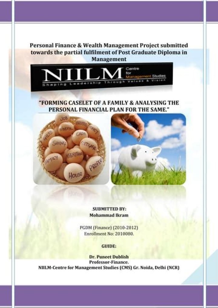 Wealth Management Project Report PDF: Comprehensive Overview & Analysis