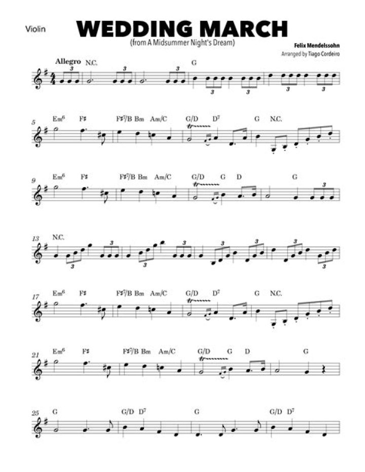 Wedding March Sheet Music PDF – Download Instantly