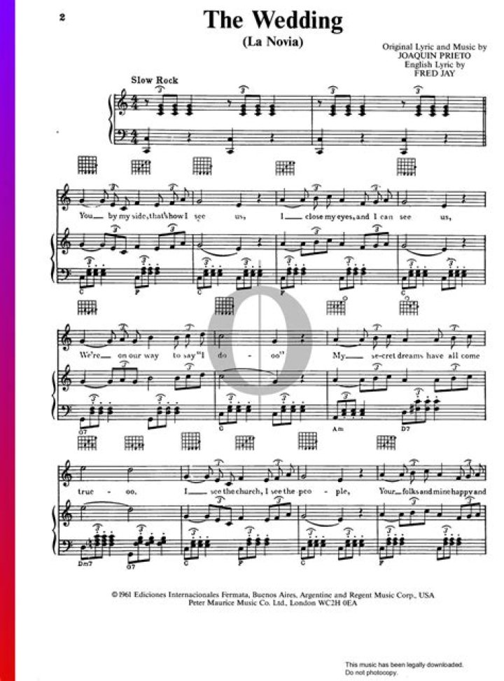Wedding Piano Sheet Music PDF – Download Instantly