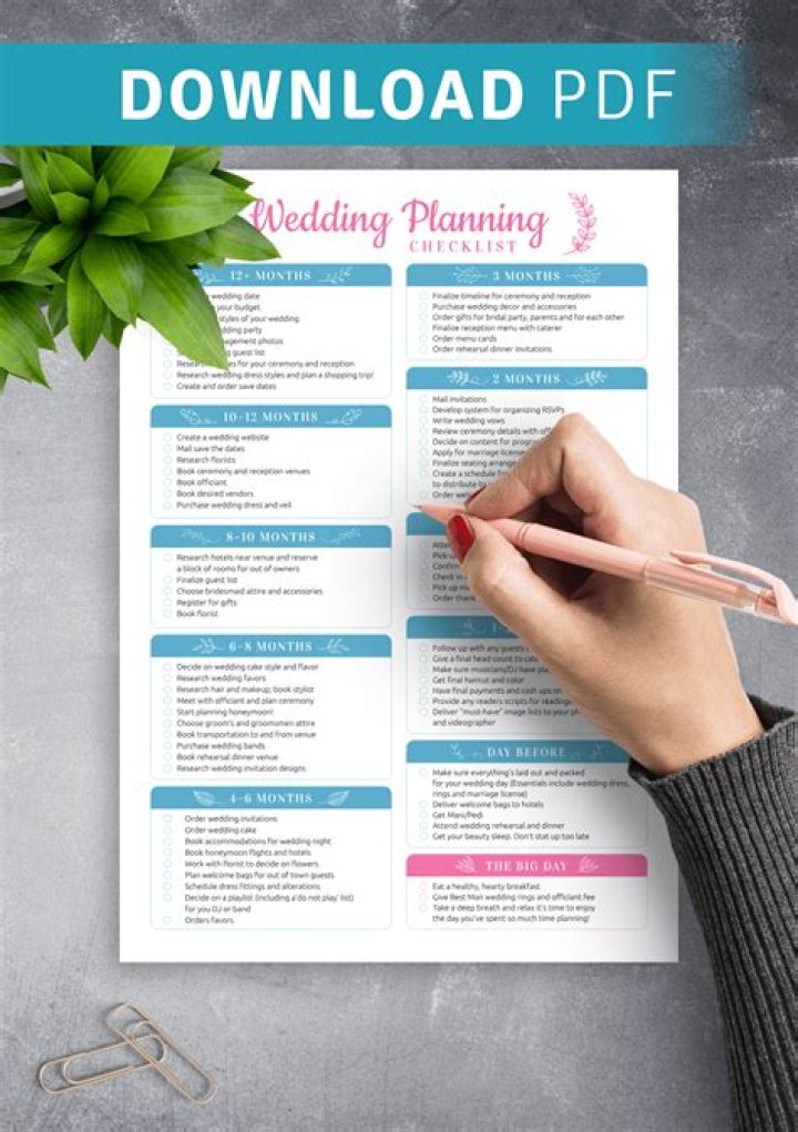 Wedding Planner List PDF: Top Professionals for Your Big Day