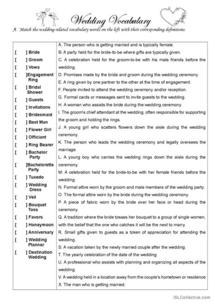 Free Wedding Worksheets PDF for Stress-Free Planning