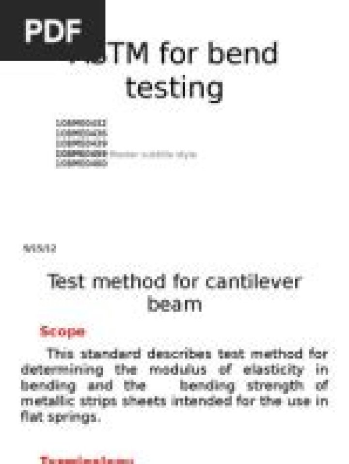 Welding Bend Test Procedure PDF: Step-by-Step Welding Bend Test Guide