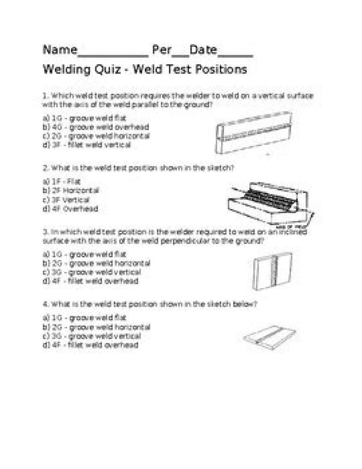 Welding Test Questions PDF: Essential Practice for Welders