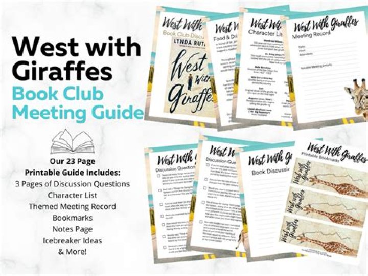 West with Giraffes: Discussion Questions PDF for Group Learning