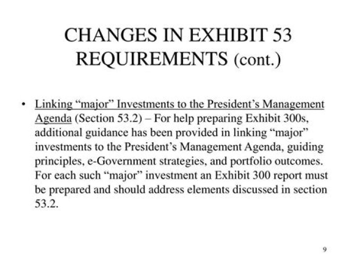 What are Exhibit 53 and 300?