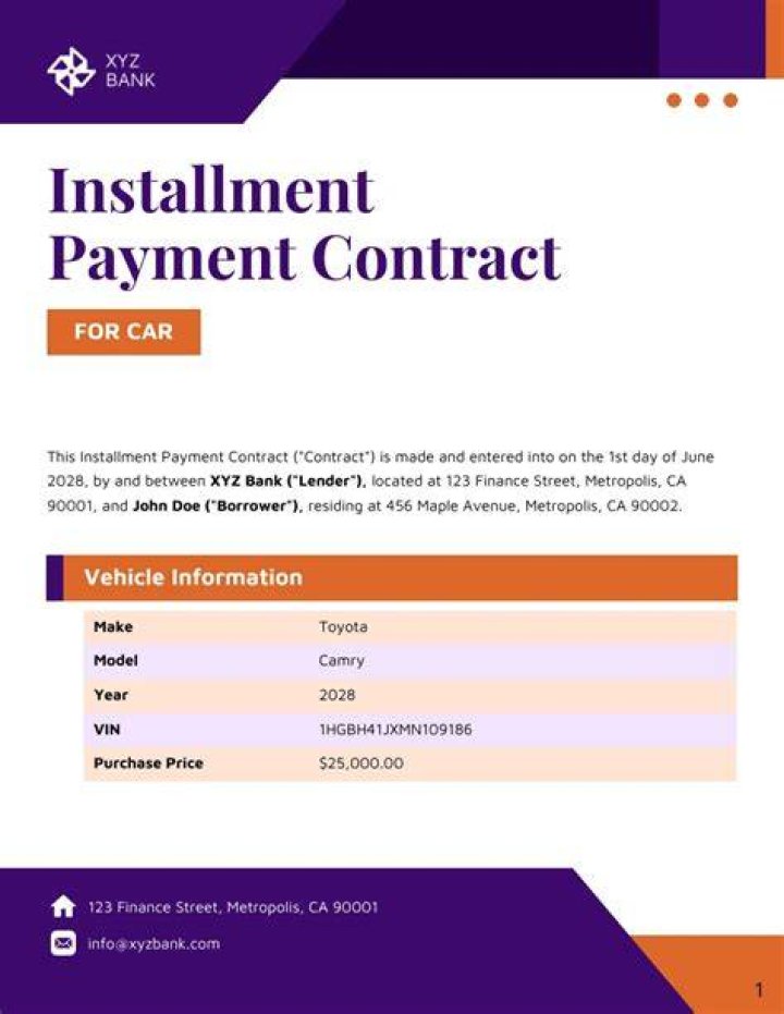 What are installment contracts?