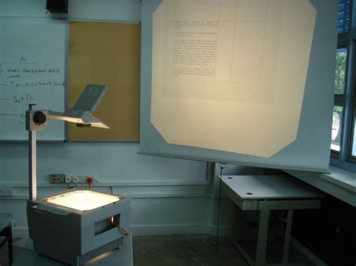 What are overhead projector sheets called?