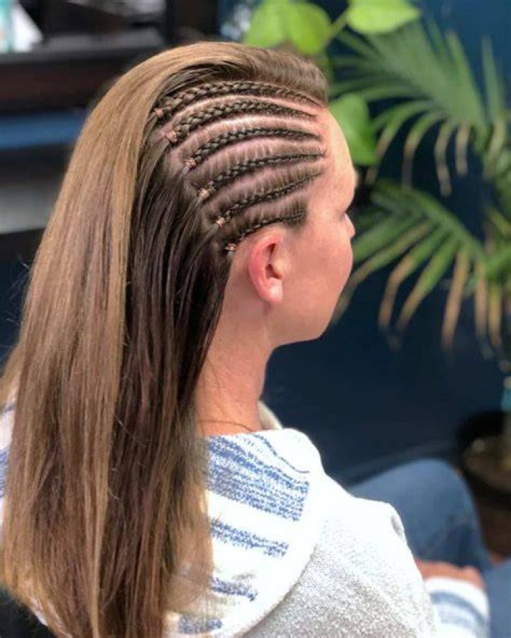 What are side braids called?