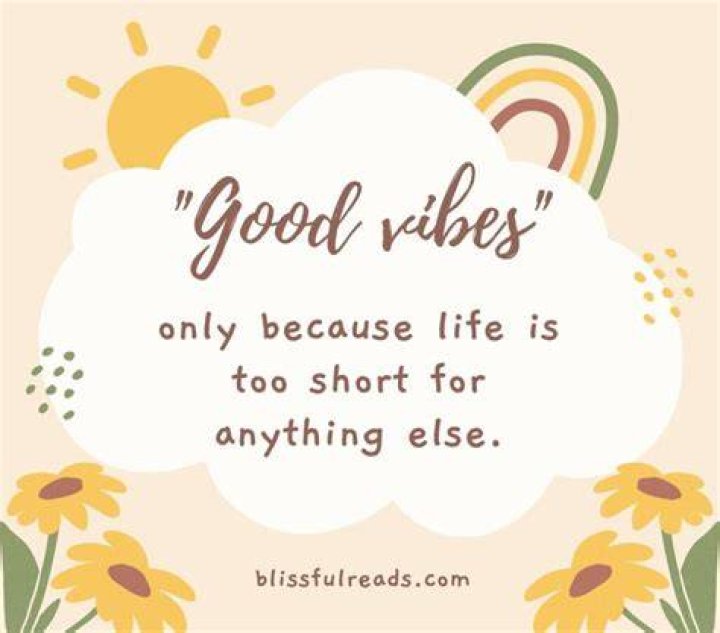 What are some good vibe quotes?