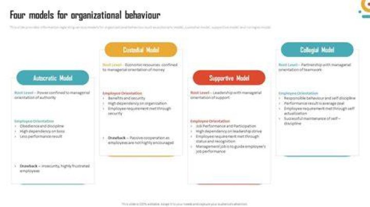 What are the four models of organizational Behaviour?