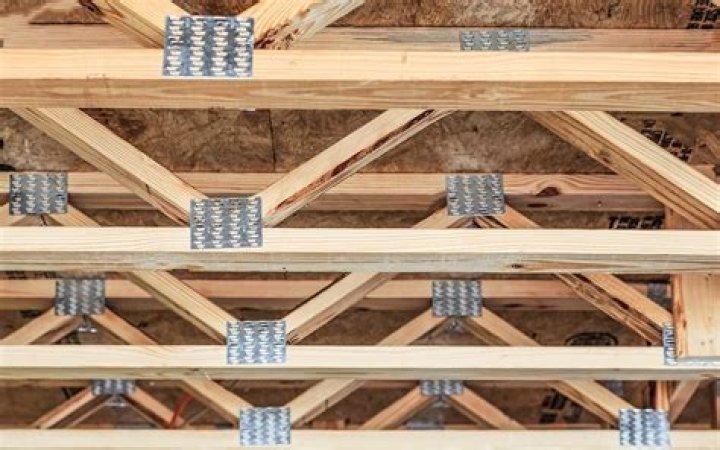 What are the metal plates on trusses called?