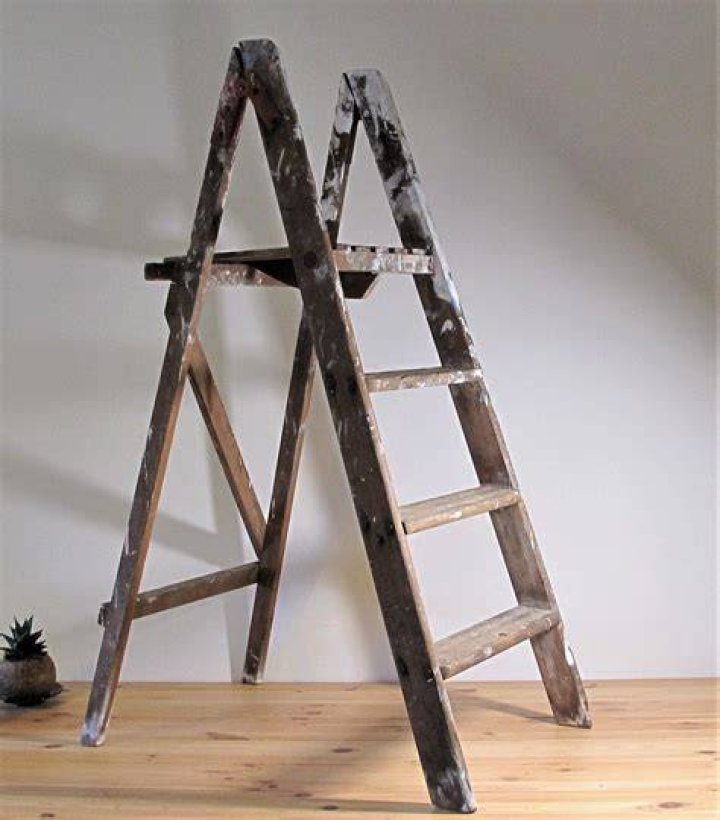 What can I do with an old wooden step ladder?