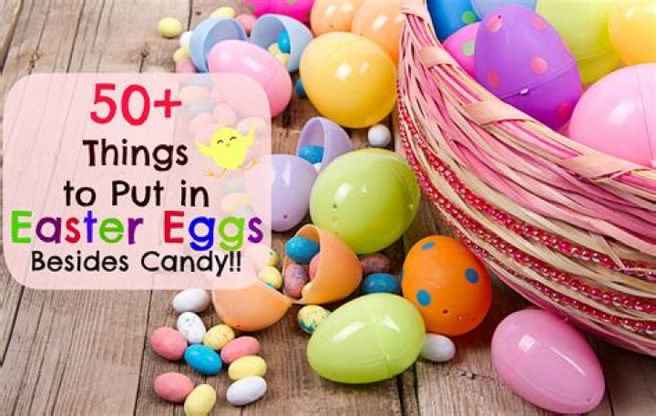 What can you stuff Easter eggs with besides candy?