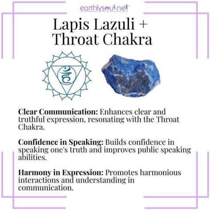 What chakra is lapis lazuli good for?