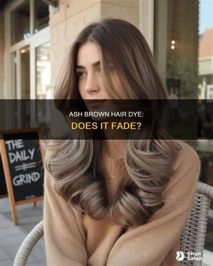 What color does ash hair fade to?