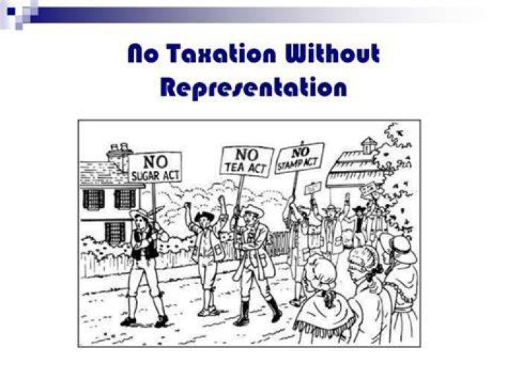 What did no taxation without representation mean to the colonies?