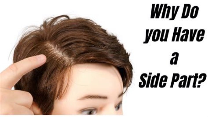 What does it mean if you part your hair to the right?