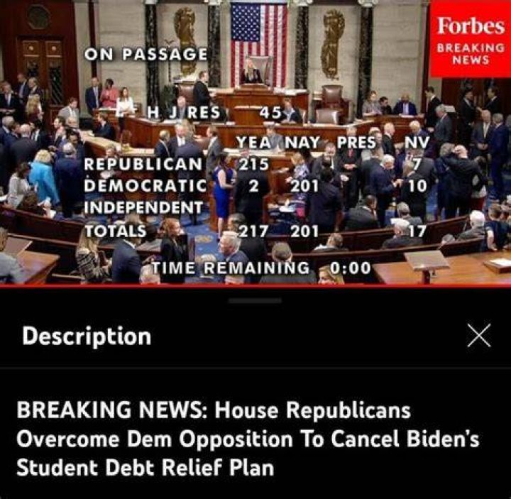 What does it mean when a debt is Cancelled?
