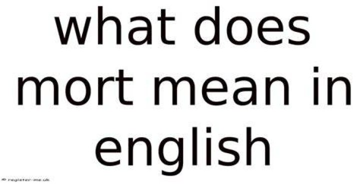 What does Morillo mean in English?