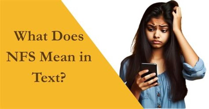 what does nfs mean in text